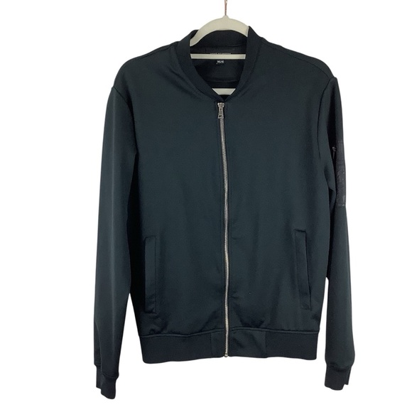 Voice of Insiders Black Bomber Jacket